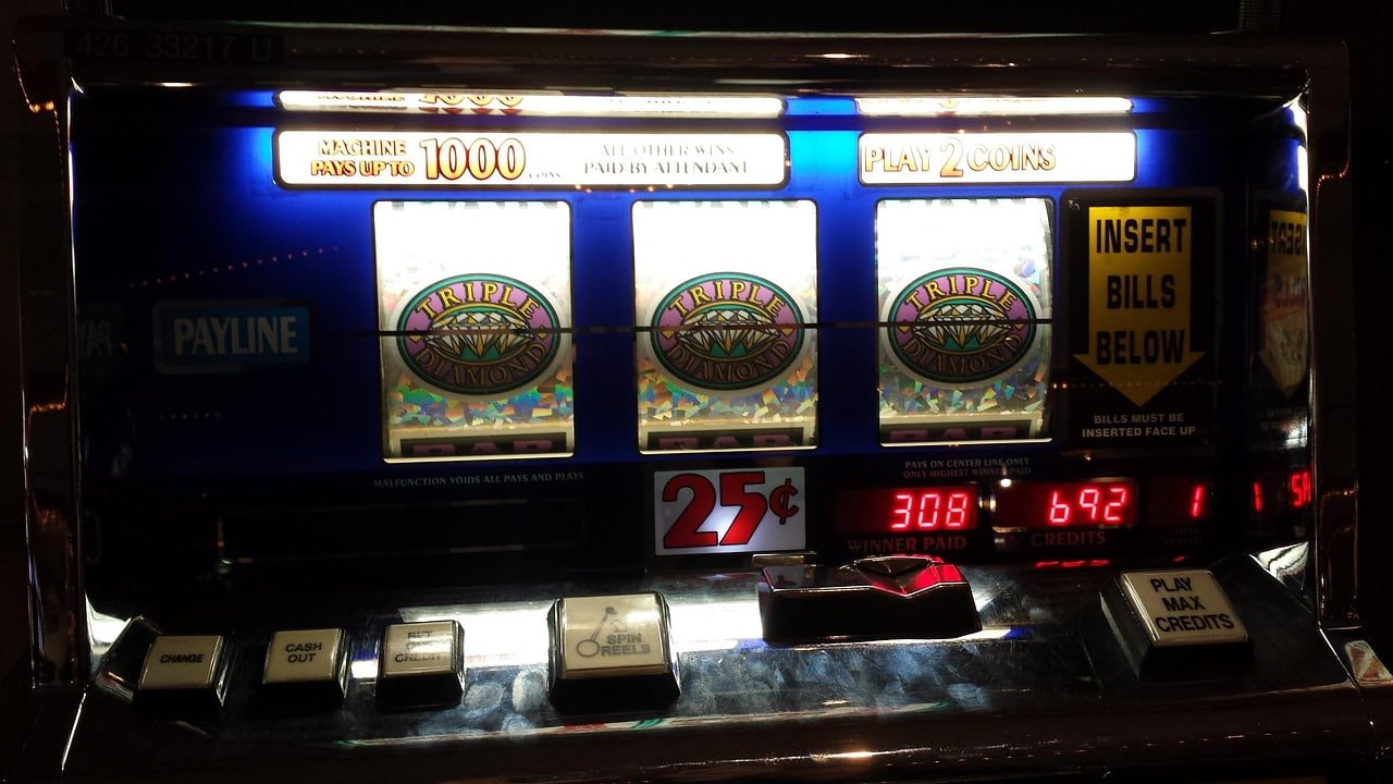 Blackjack game interface showing chip selection and card layout