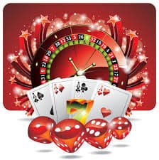 Close-up of betting layout showing inside and outside bet zones